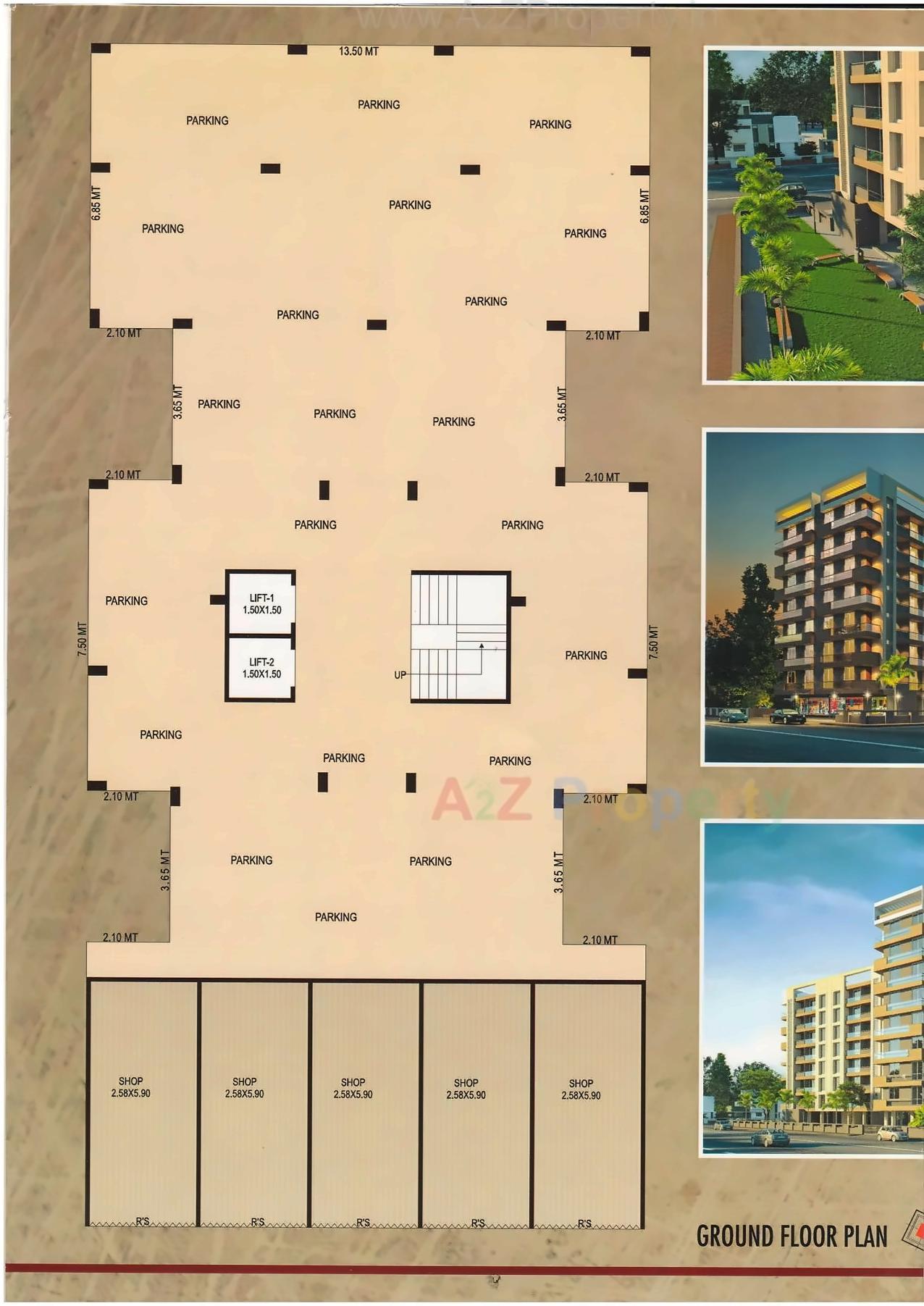 Layout of real estate project Atelier Sixty located at Anand, Anand, Gujarat