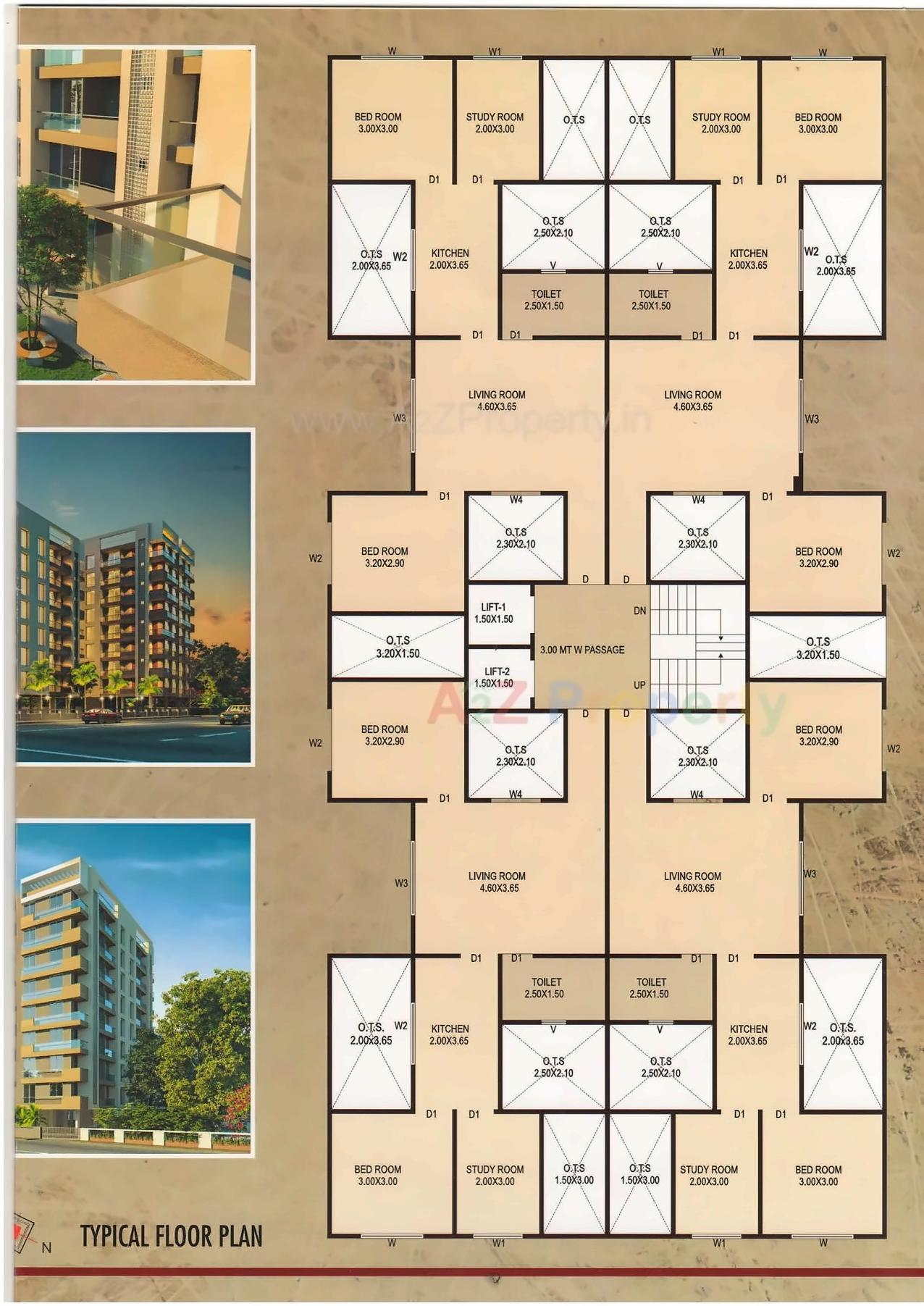 Layout of real estate project Atelier Sixty located at Anand, Anand, Gujarat