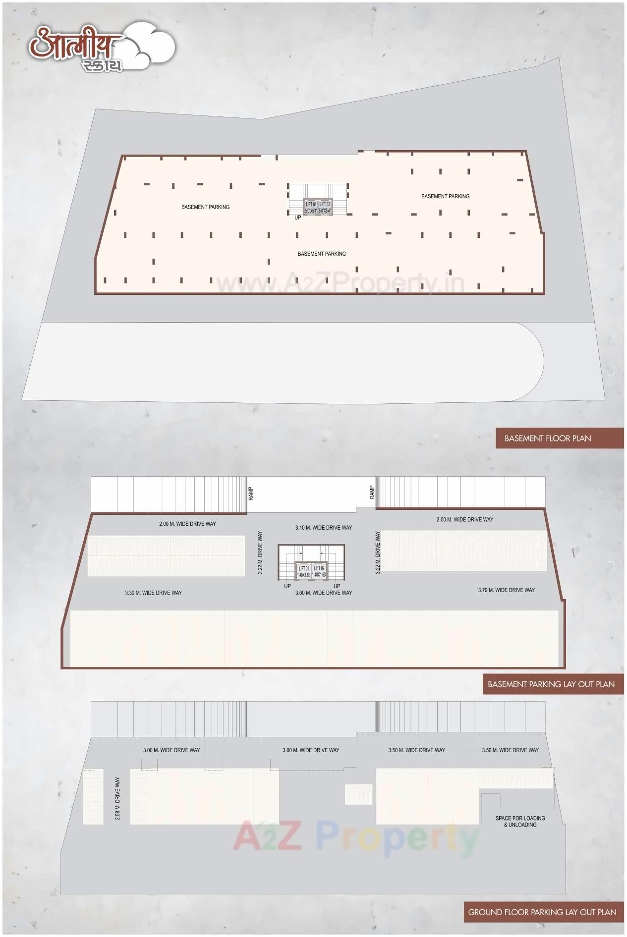 Layout of real estate project Atmiya Sky located at Karamsad, Anand, Gujarat
