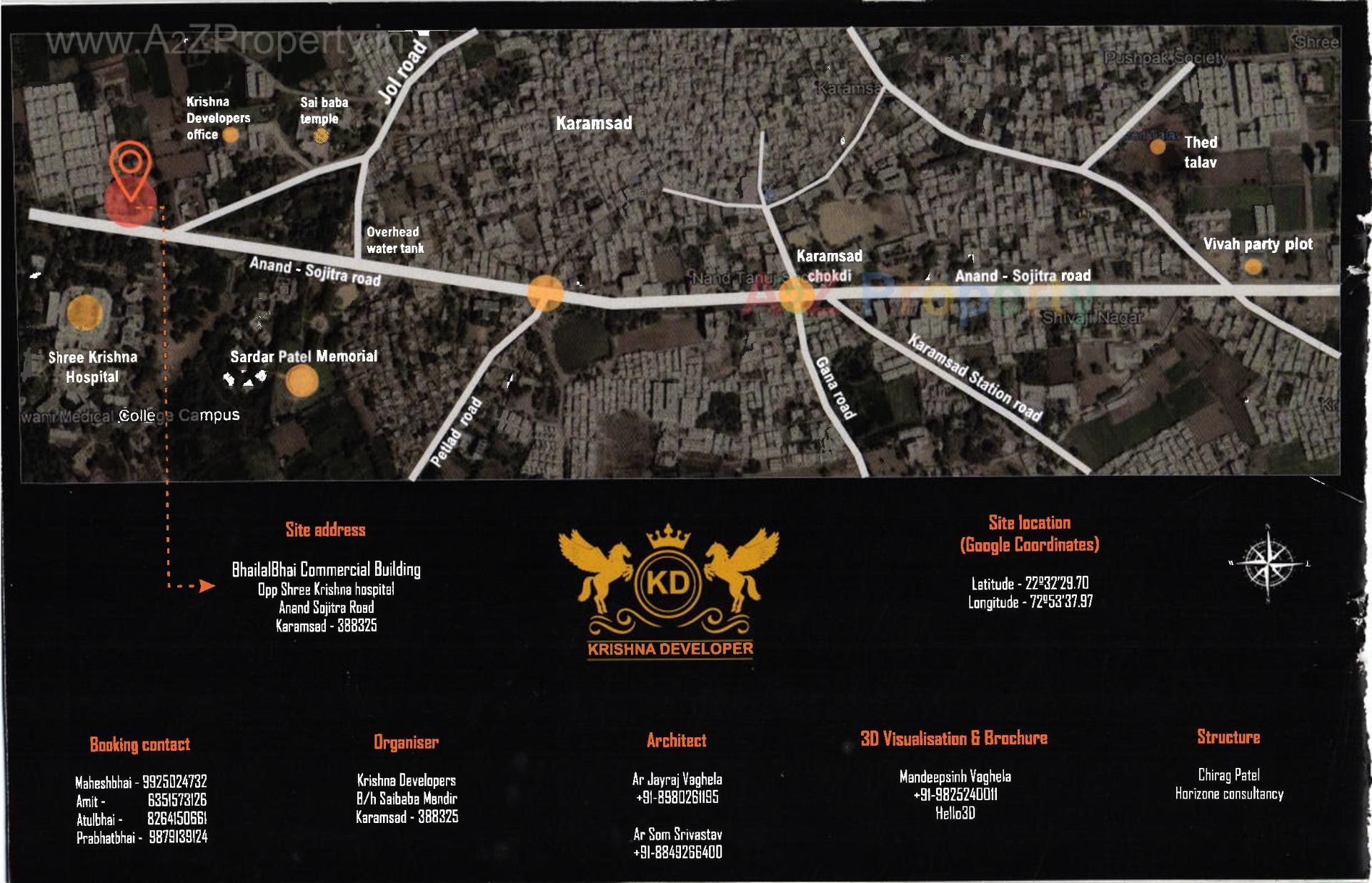  of real estate project Bhailalbhai located at Karamsad, Anand, Gujarat