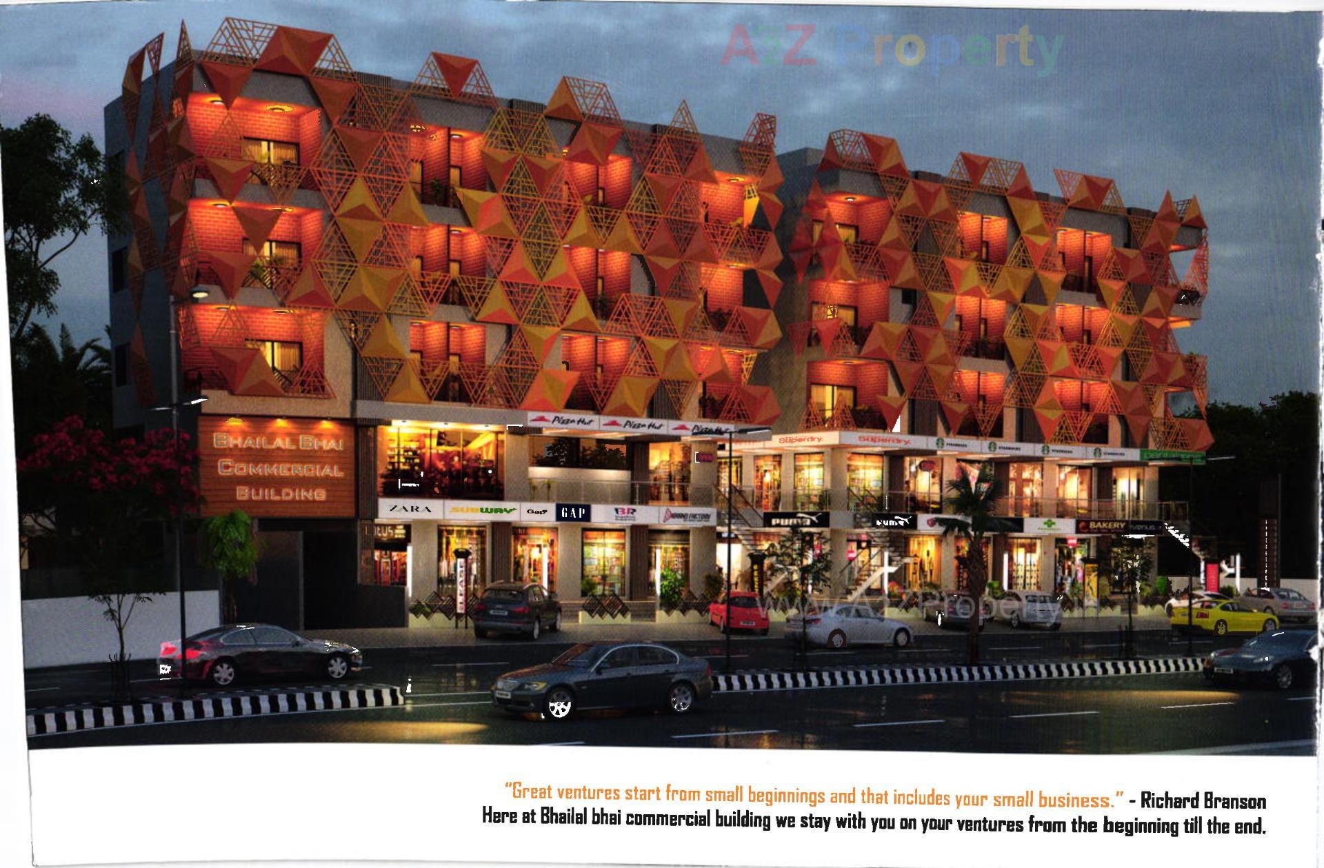 3D Elevation of real estate project Bhailalbhai located at Karamsad, Anand, Gujarat