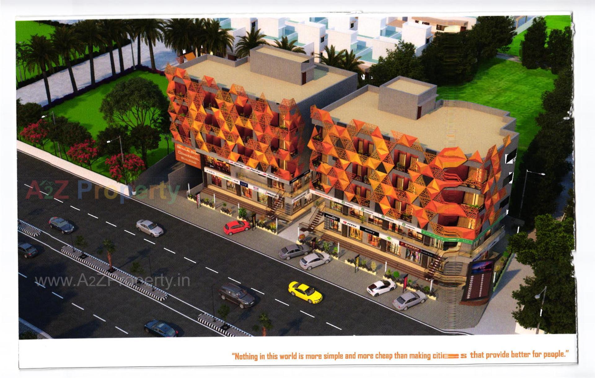 3D Elevation of real estate project Bhailalbhai located at Karamsad, Anand, Gujarat