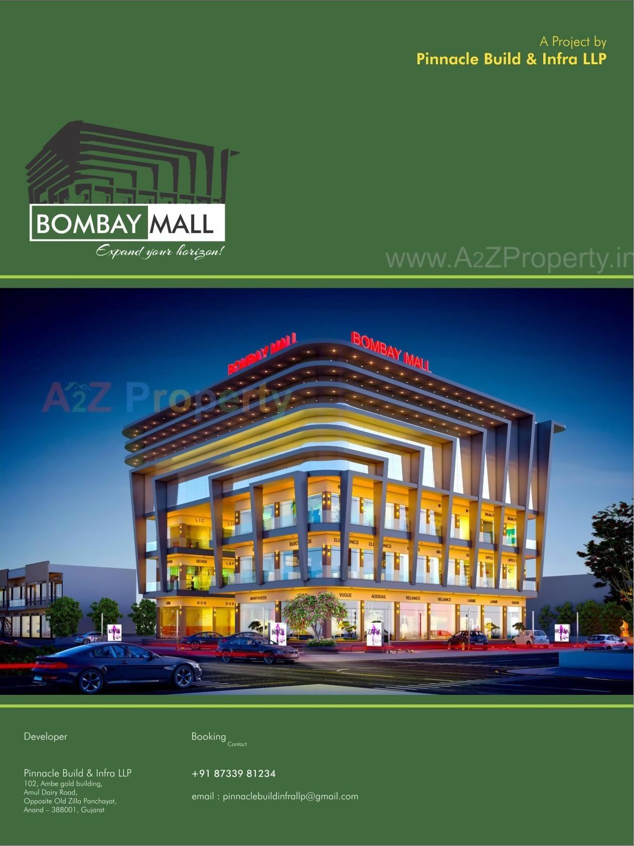 3D Elevation of real estate project Bombay Mall located at Pali, Anand, Gujarat