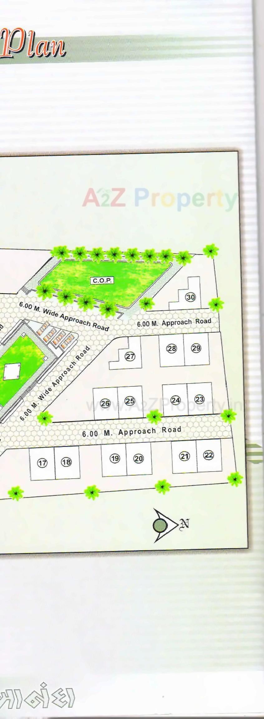 Layout of real estate project Chaitanya Ananda located at Anand, Anand, Gujarat