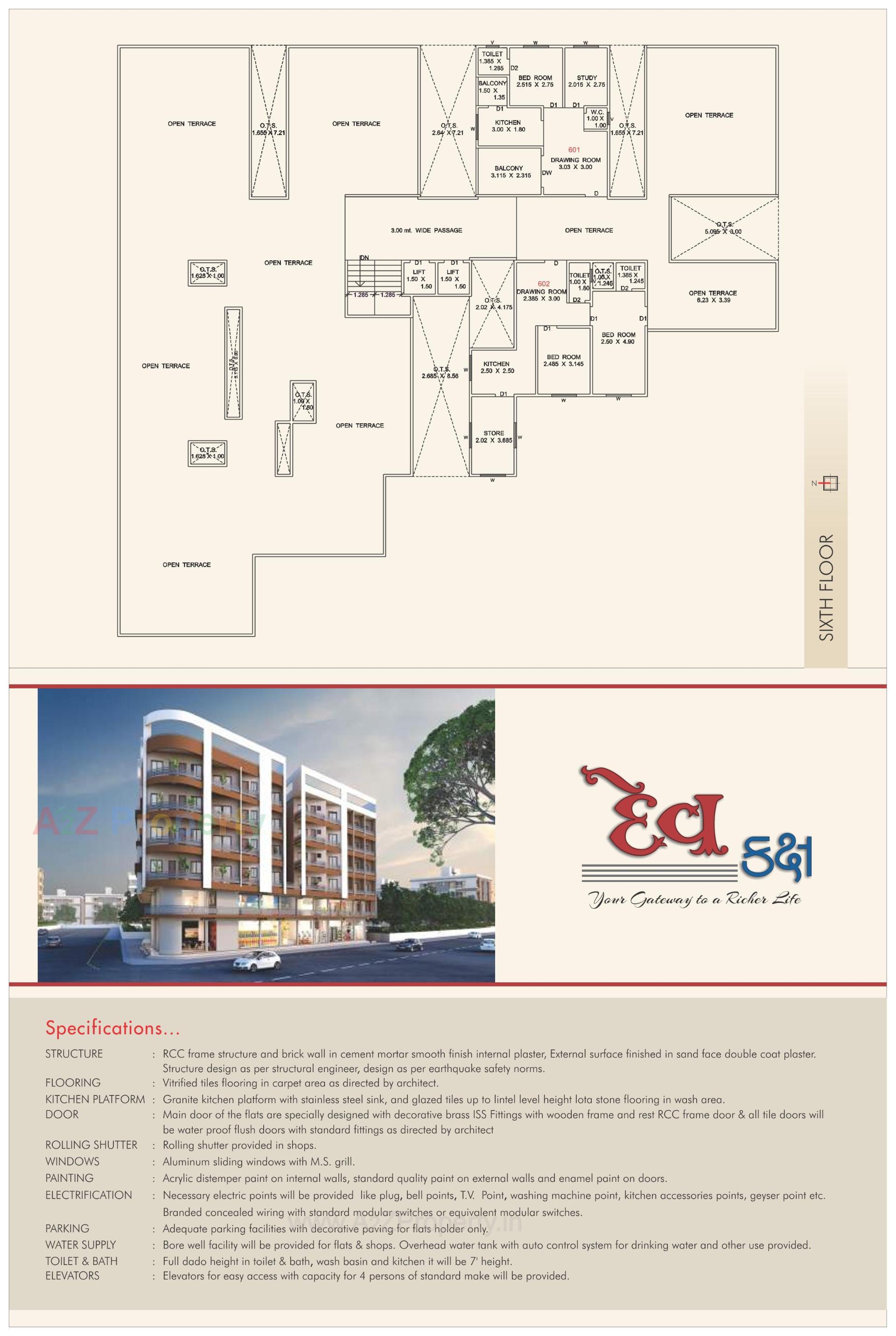 Layout of real estate project Dev Kaksh located at Anand, Anand, Gujarat