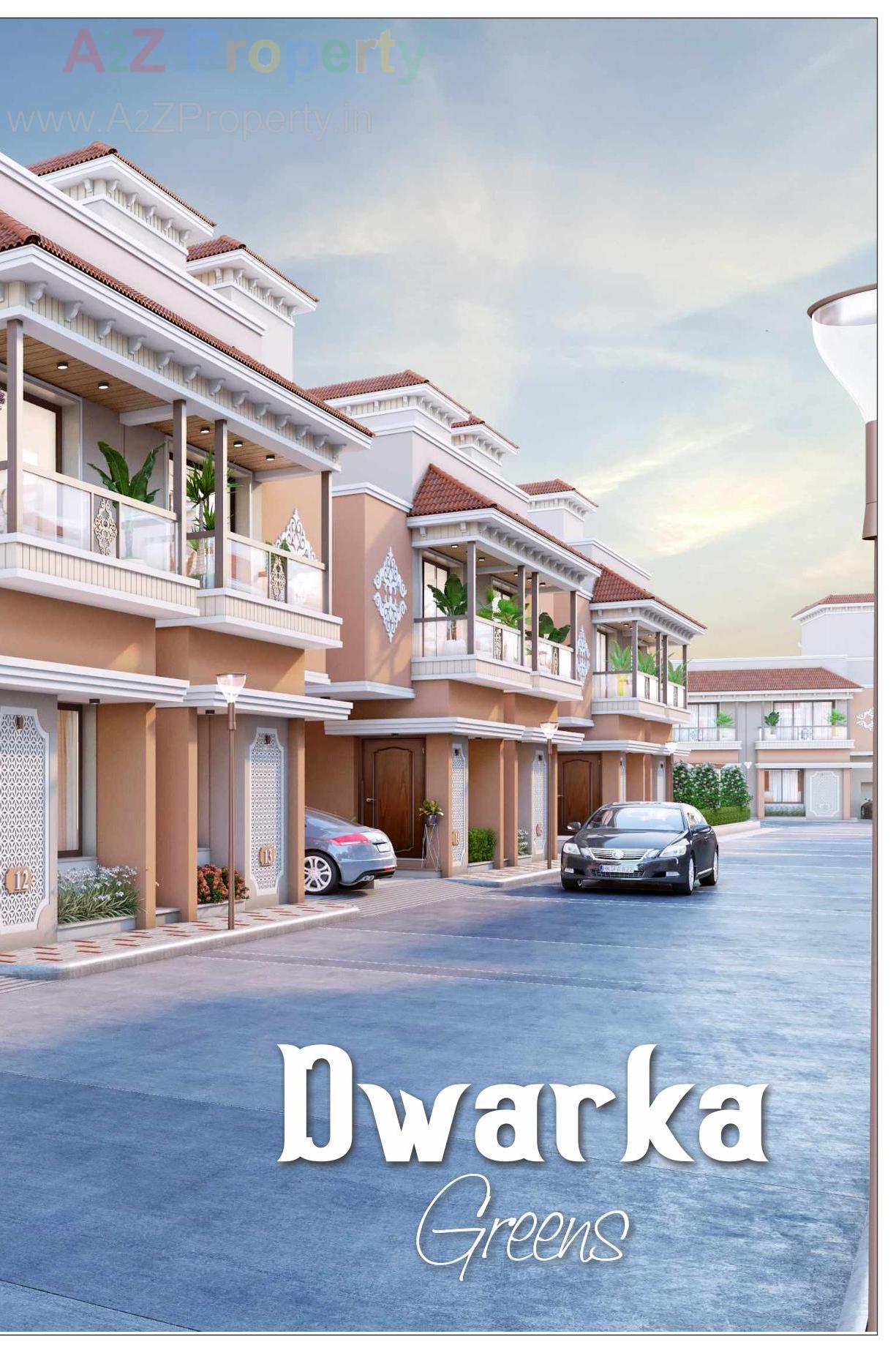 3D Elevation of real estate project Dwarka Greens located at Bakrol, Anand, Gujarat