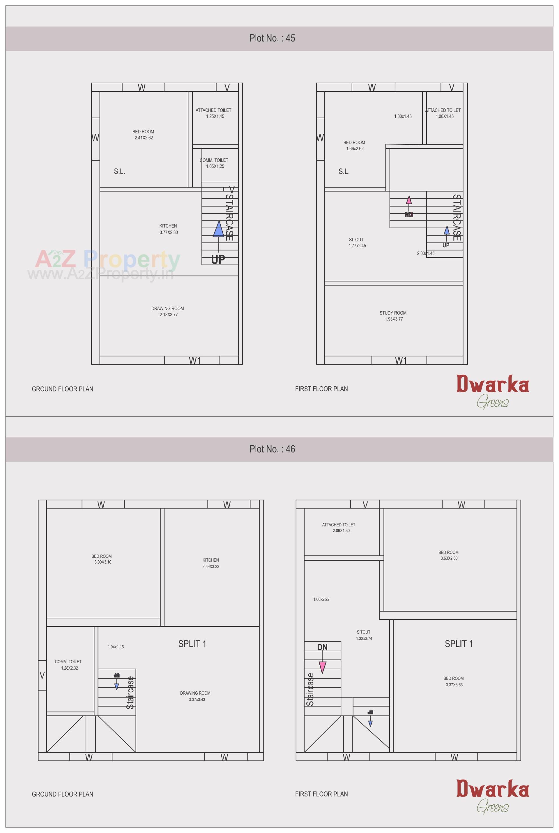  of real estate project Dwarka Greens located at Bakrol, Anand, Gujarat