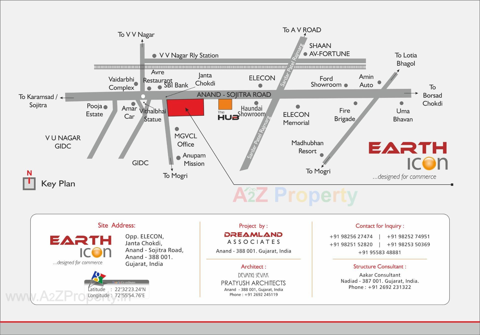  of real estate project Earth Icon located at Karamsad, Anand, Gujarat