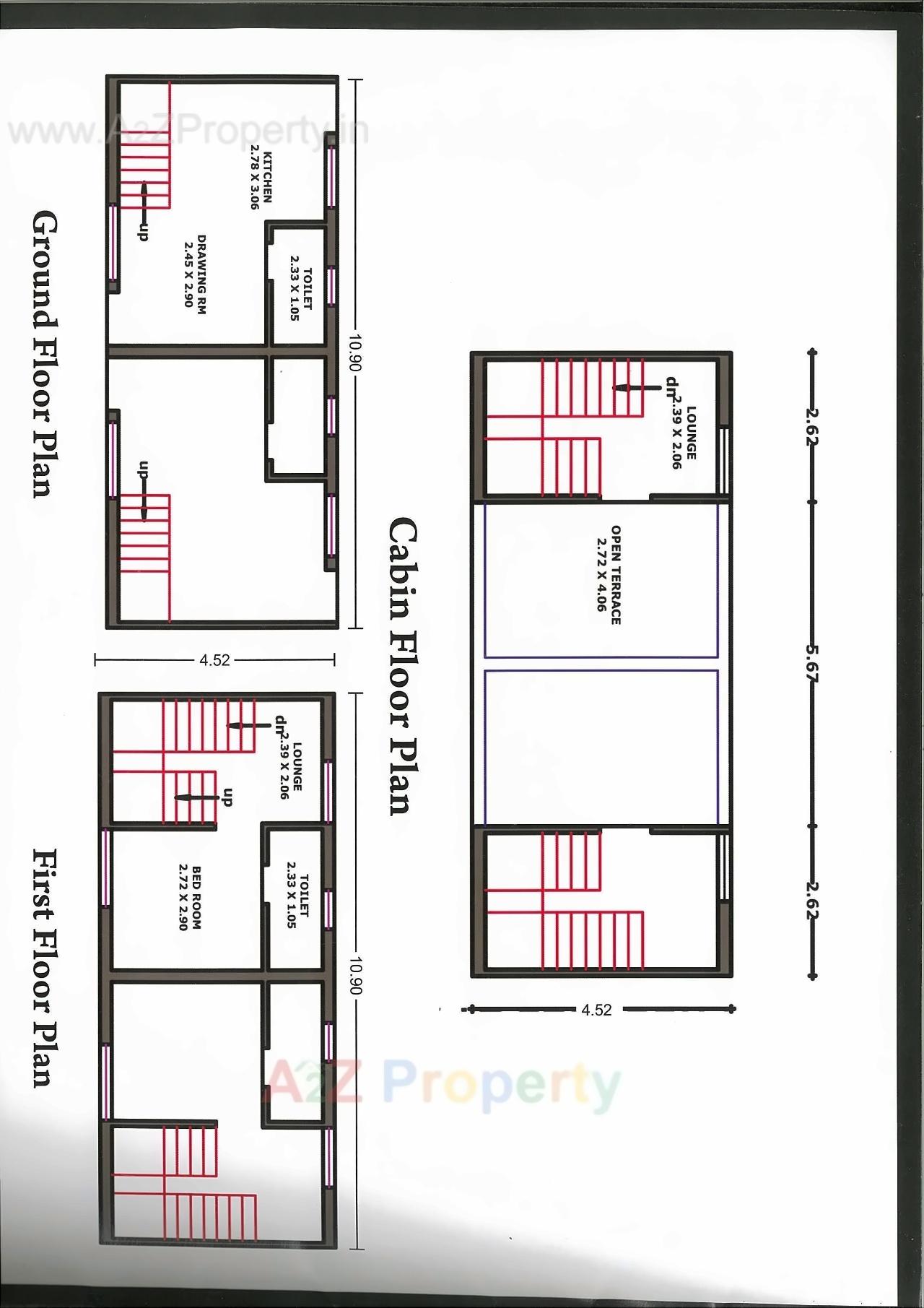 Layout of real estate project Gayatri Homes located at Umreth, Anand, Gujarat