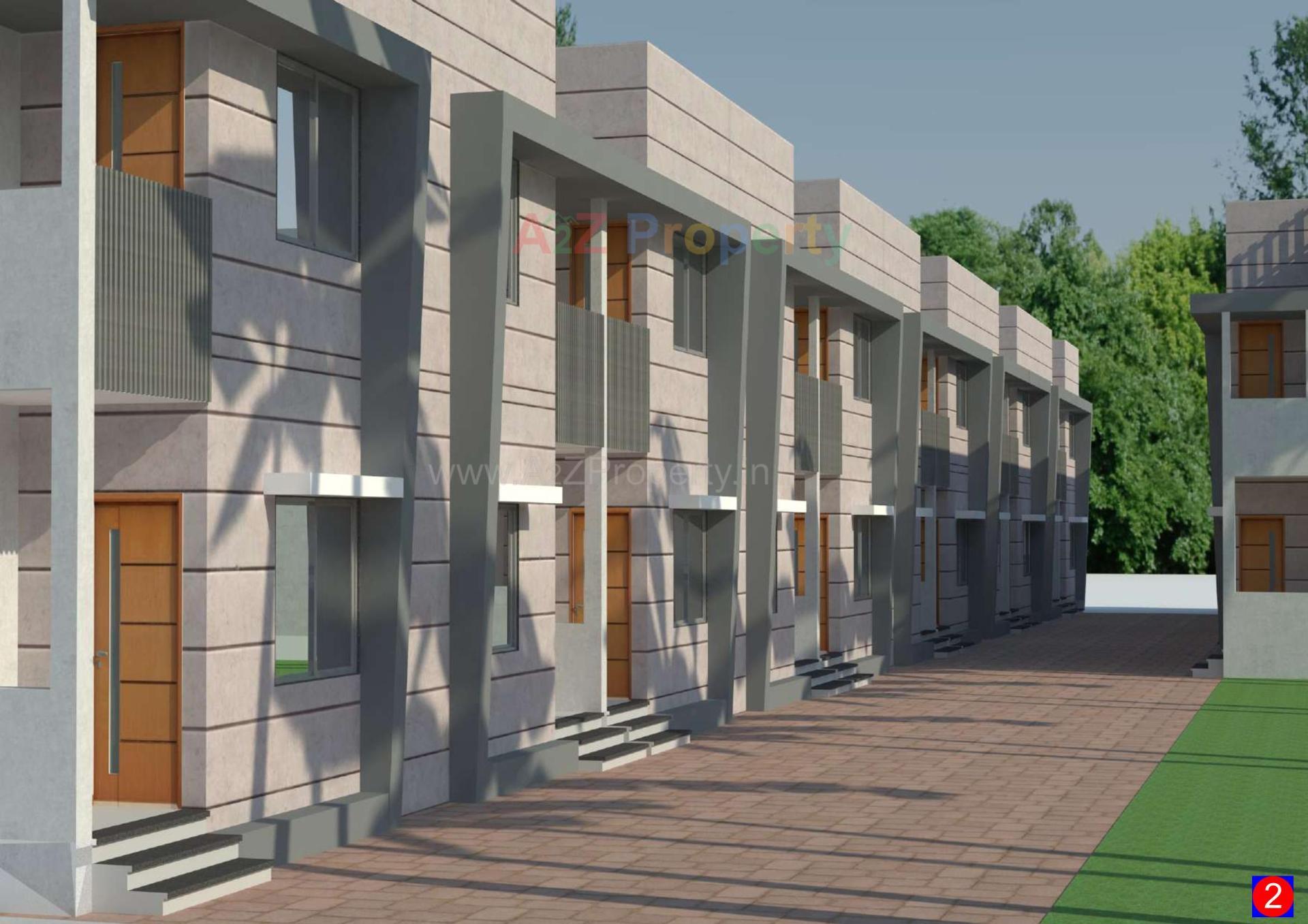 3D Elevation of real estate project Girdhar Raw House located at Umreth, Anand, Gujarat