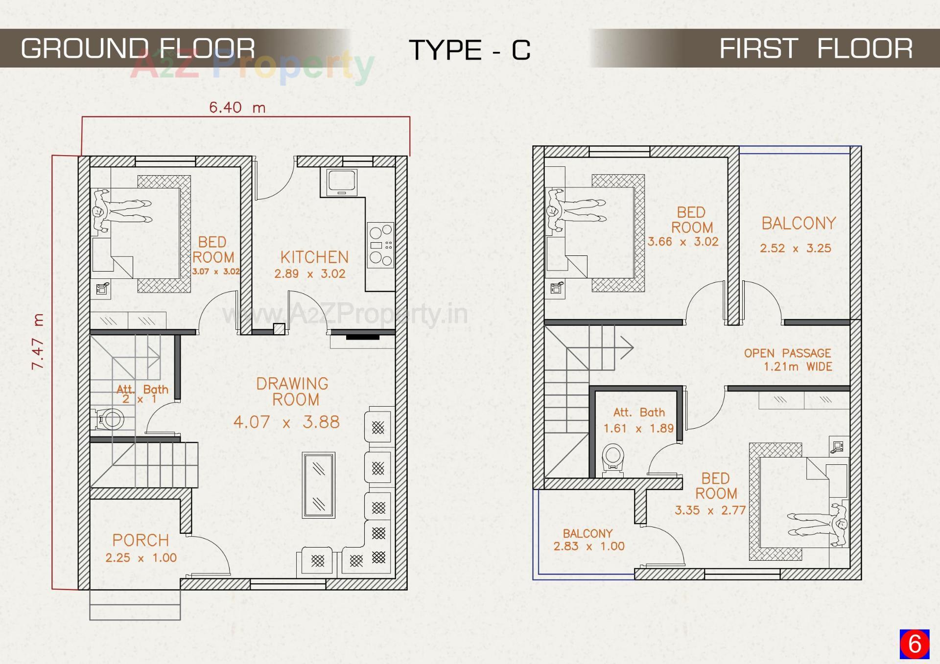 Layout of real estate project Girdhar Raw House located at Umreth, Anand, Gujarat
