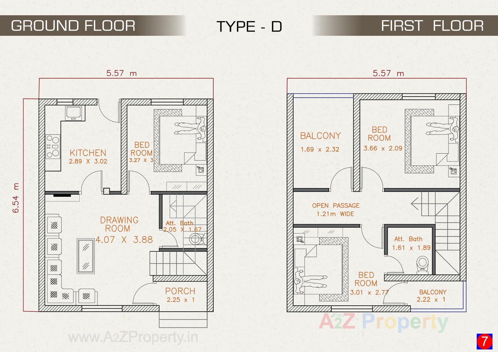 Layout of real estate project Girdhar Raw House located at Umreth, Anand, Gujarat