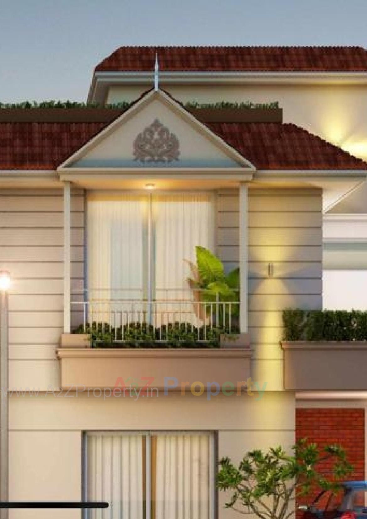 3D Elevation of real estate project Gokul Twins Bunglows located at Umreth, Anand, Gujarat