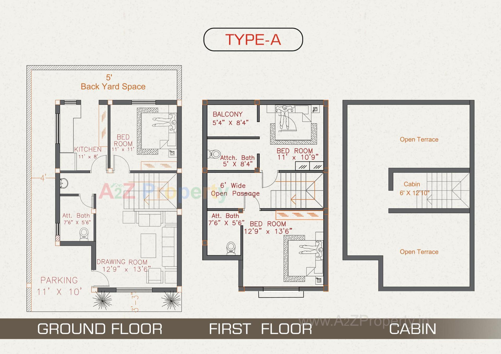 Layout of real estate project Gokul Twins Bunglows located at Umreth, Anand, Gujarat