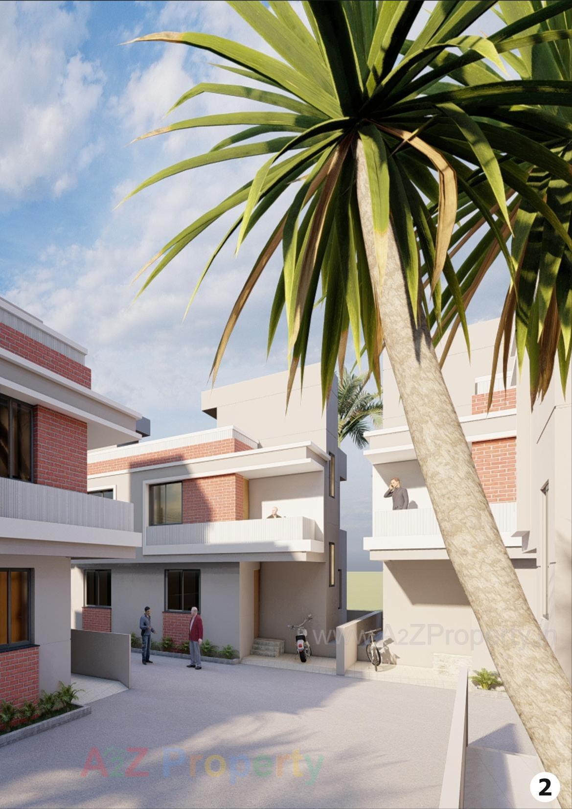 3D Elevation of real estate project Gopal Duplex located at Umreth, Anand, Gujarat