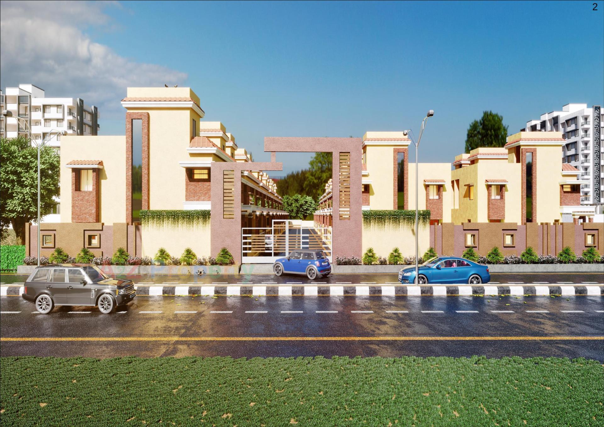 3D Elevation of real estate project Govind Villa located at Umreth, Anand, Gujarat