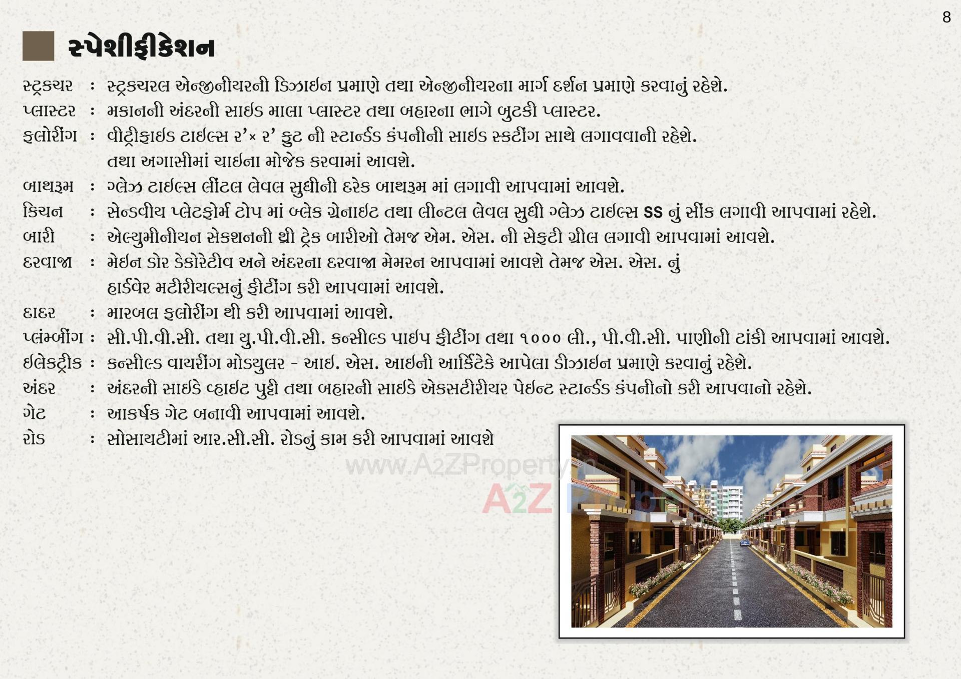  of real estate project Govind Villa located at Umreth, Anand, Gujarat