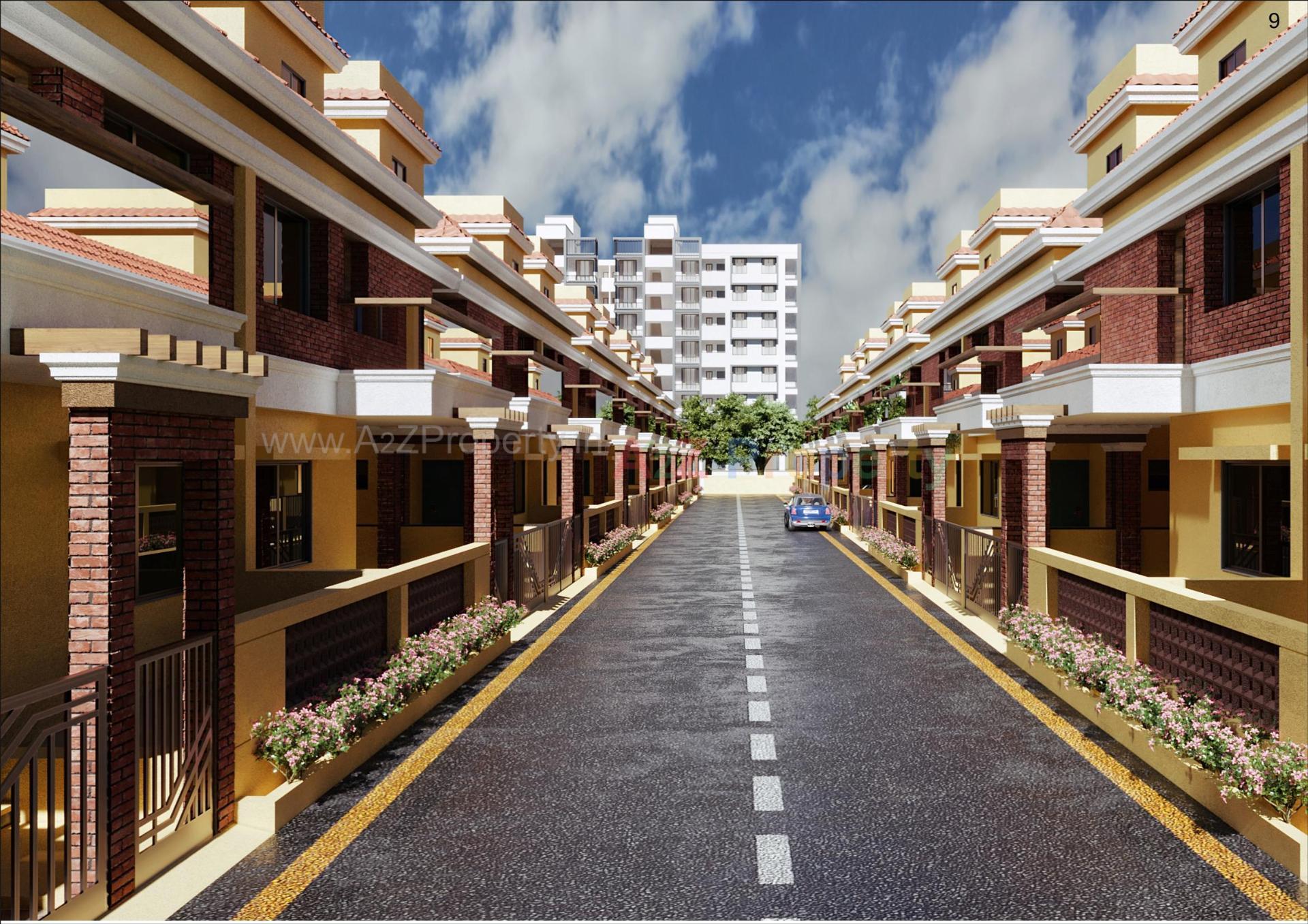 3D Elevation of real estate project Govind Villa located at Umreth, Anand, Gujarat