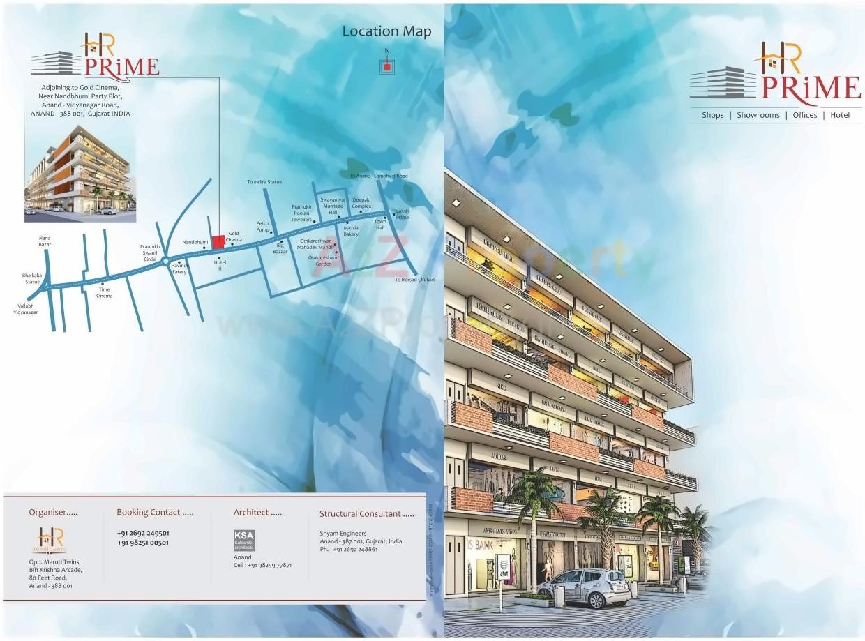  of real estate project H R Prime located at Anand, Anand, Gujarat