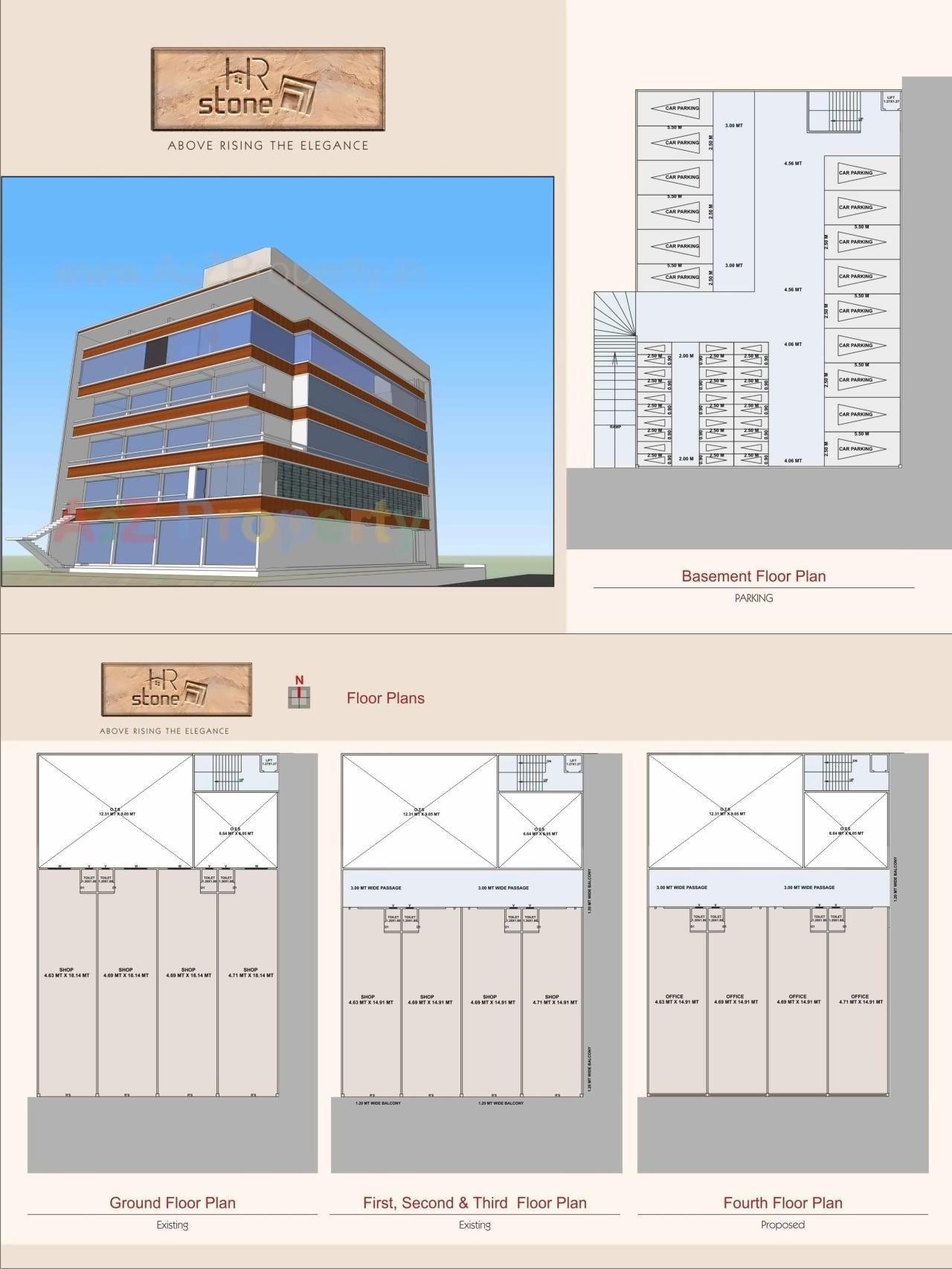 Layout of real estate project H R Stone located at Anand, Anand, Gujarat