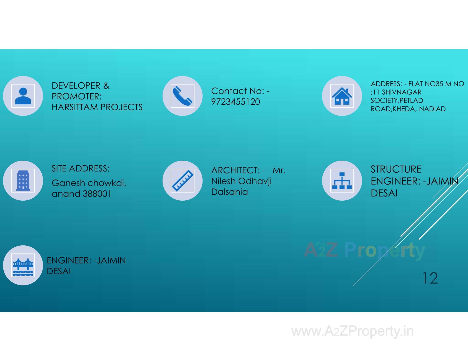  of real estate project Harshitam Landmark located at Anand, Anand, Gujarat