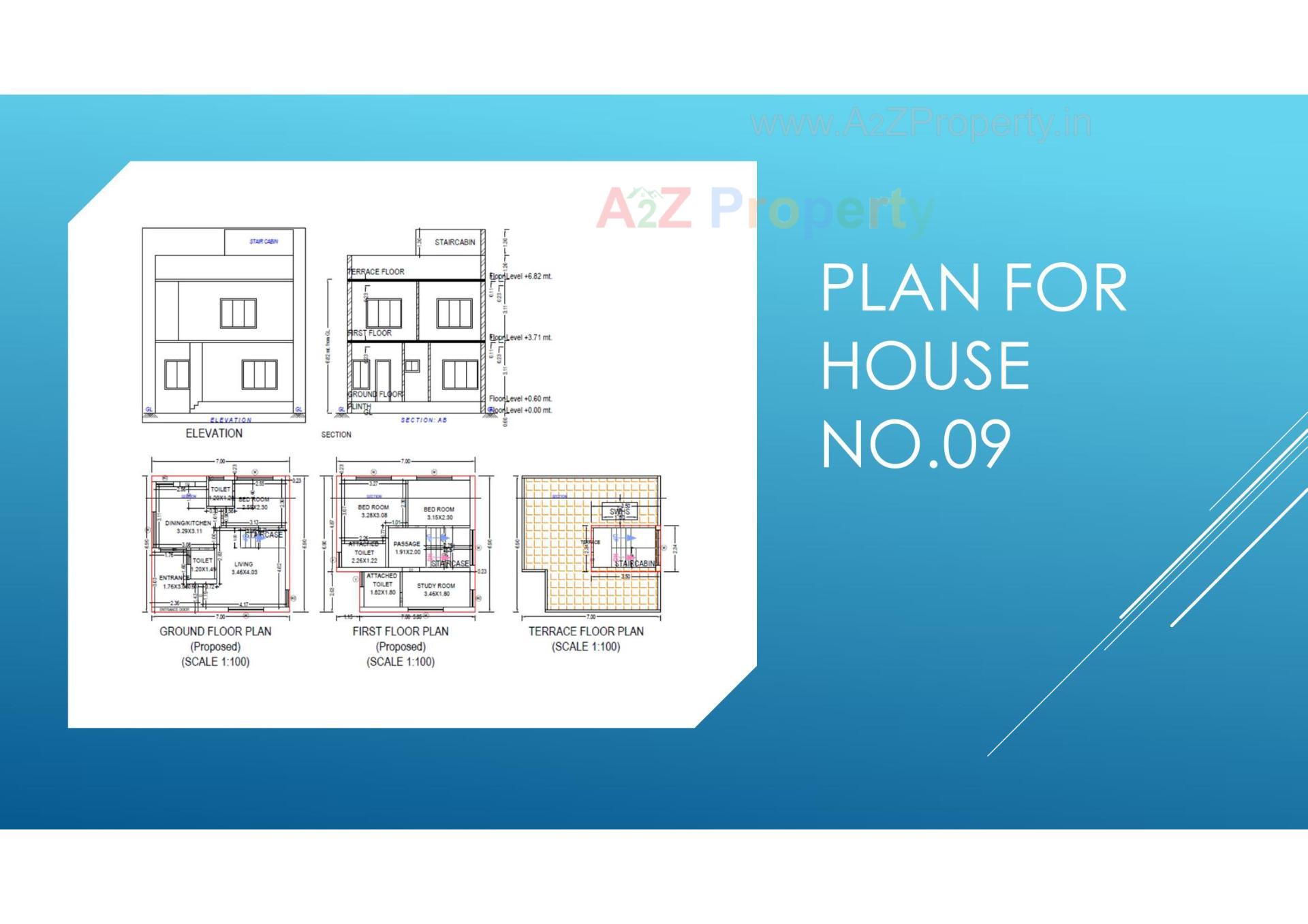 Layout of real estate project Herambh Elegance located at Bakrol, Anand, Gujarat