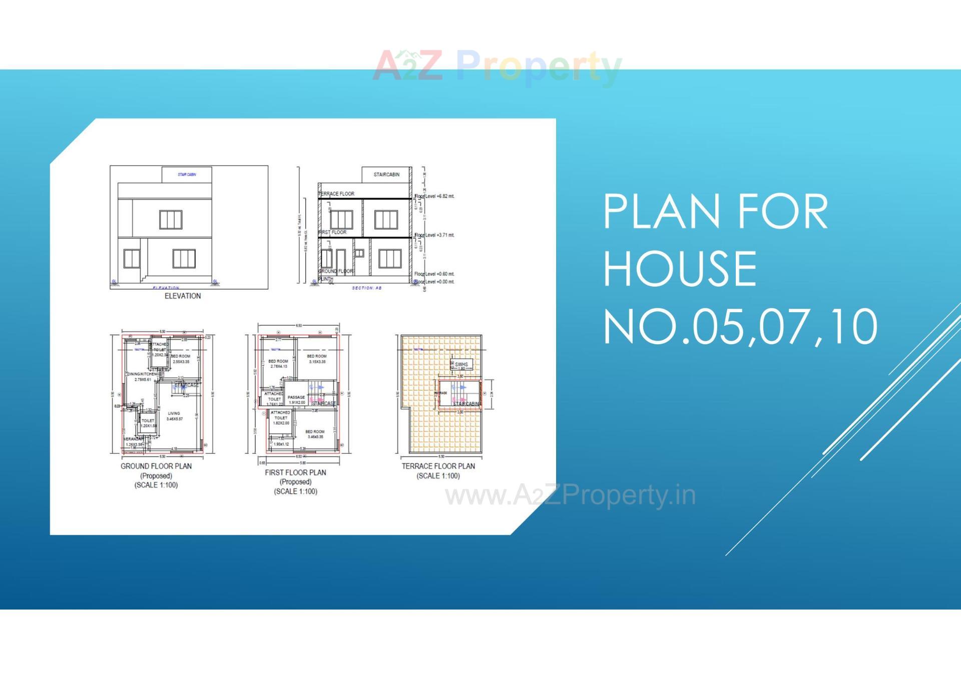 Layout of real estate project Herambh Elegance located at Bakrol, Anand, Gujarat