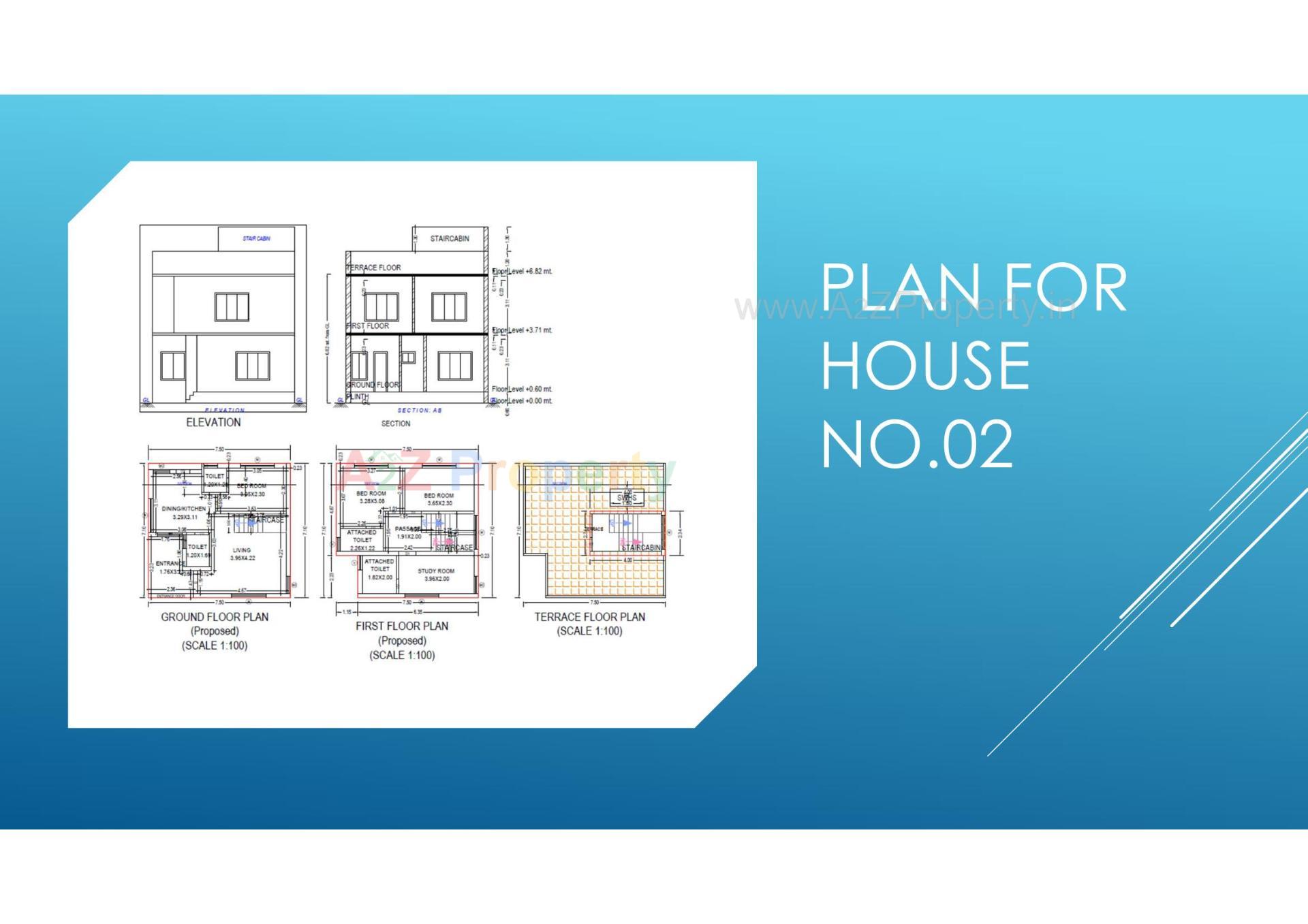 Layout of real estate project Herambh Elegance located at Bakrol, Anand, Gujarat