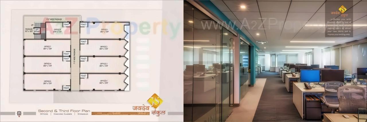 Layout of real estate project Jaydev Sankul located at Vallabh-vidhya-nagar, Anand, Gujarat