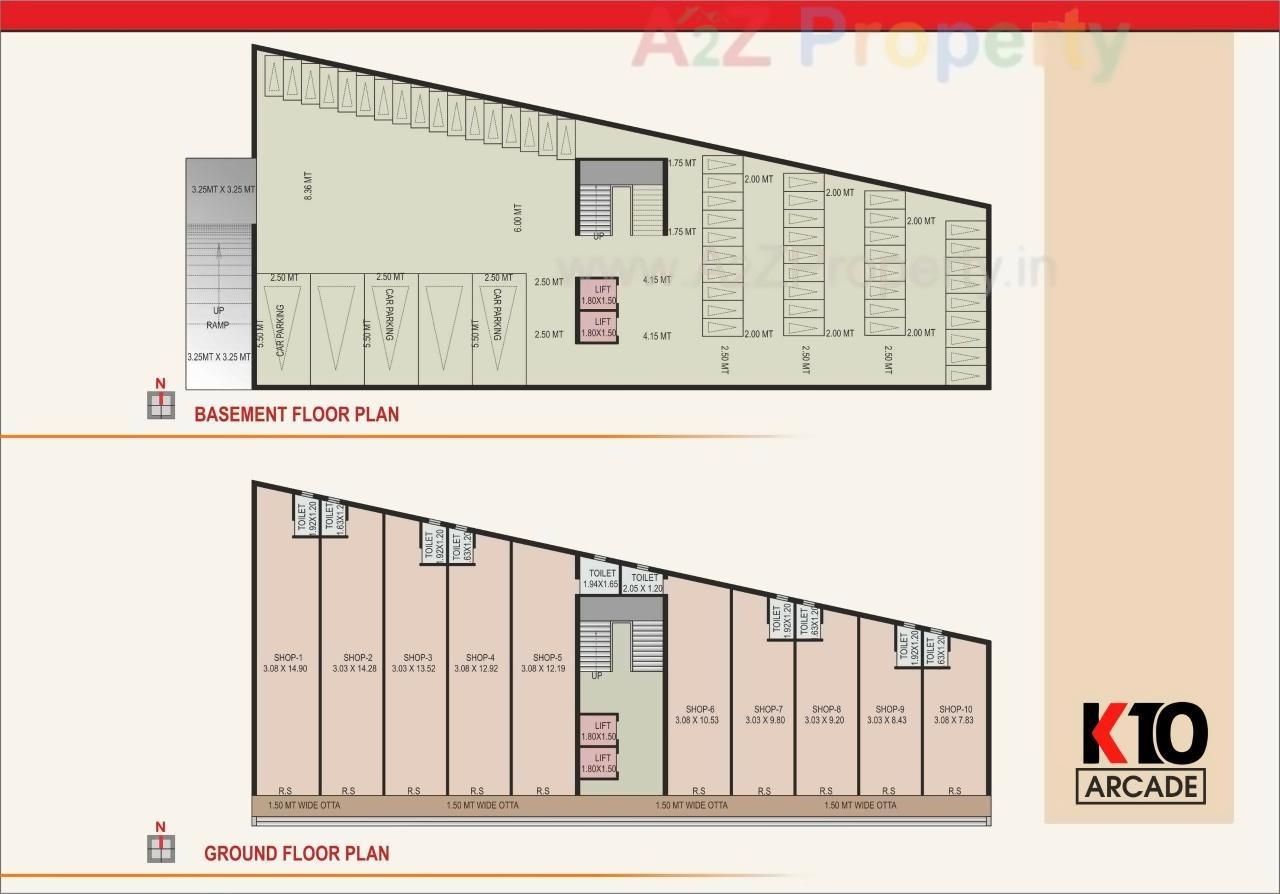 Layout of real estate project K 10 Arcade located at Anand, Anand, Gujarat