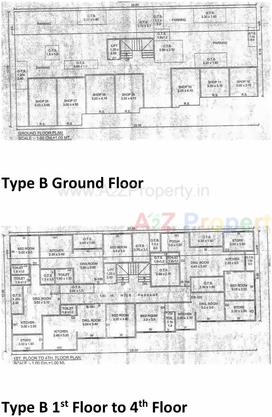 Layout of real estate project Keshavam Heights located at Anand, Anand, Gujarat