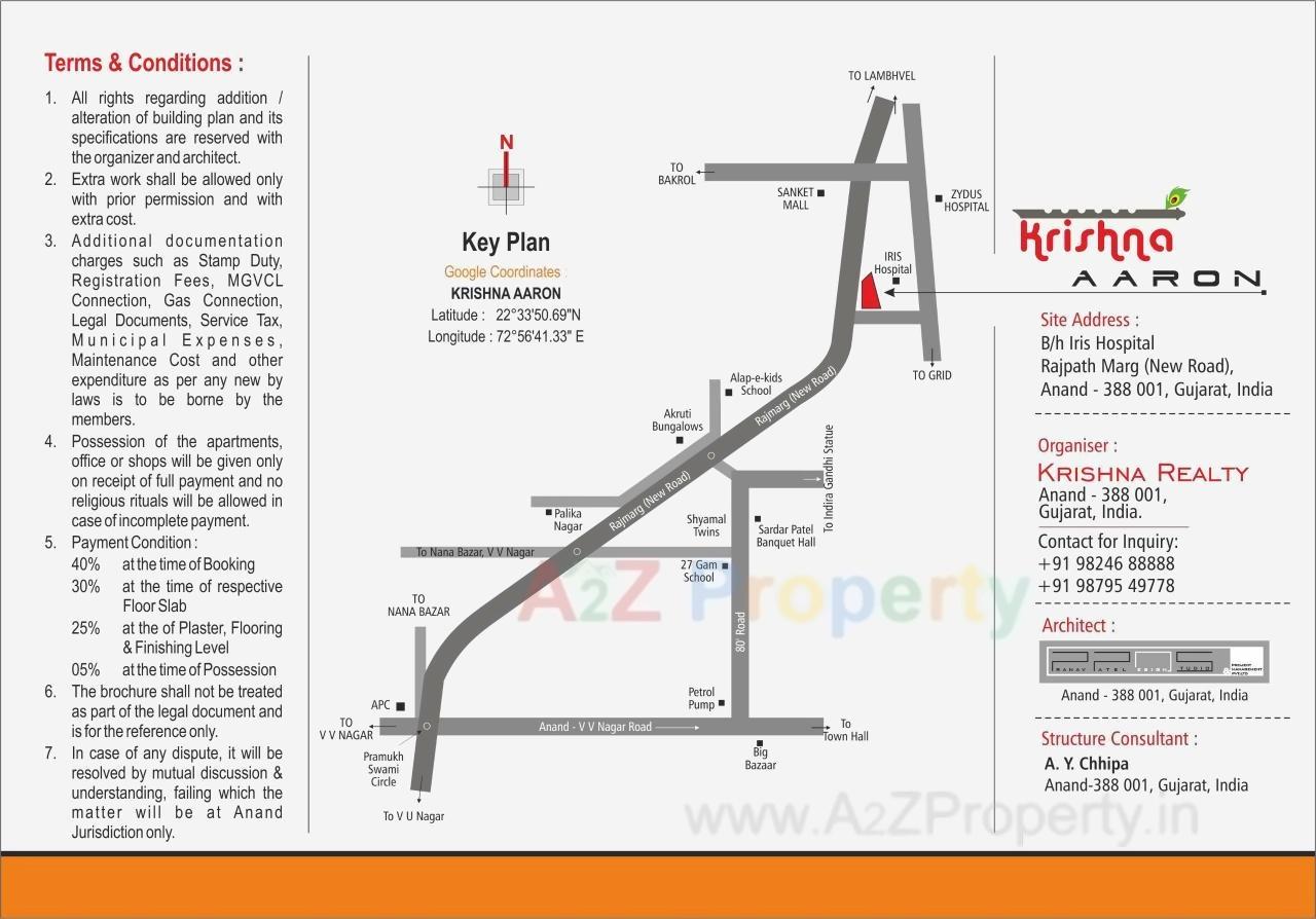  of real estate project Krishna Aaron located at Anand, Anand, Gujarat