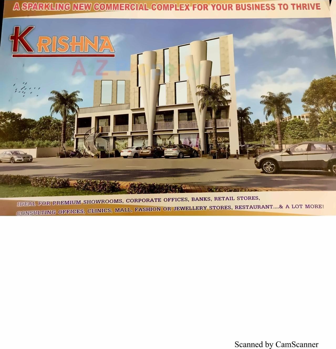 3D Elevation of real estate project Krishna Complex located at Khambhat, Anand, Gujarat