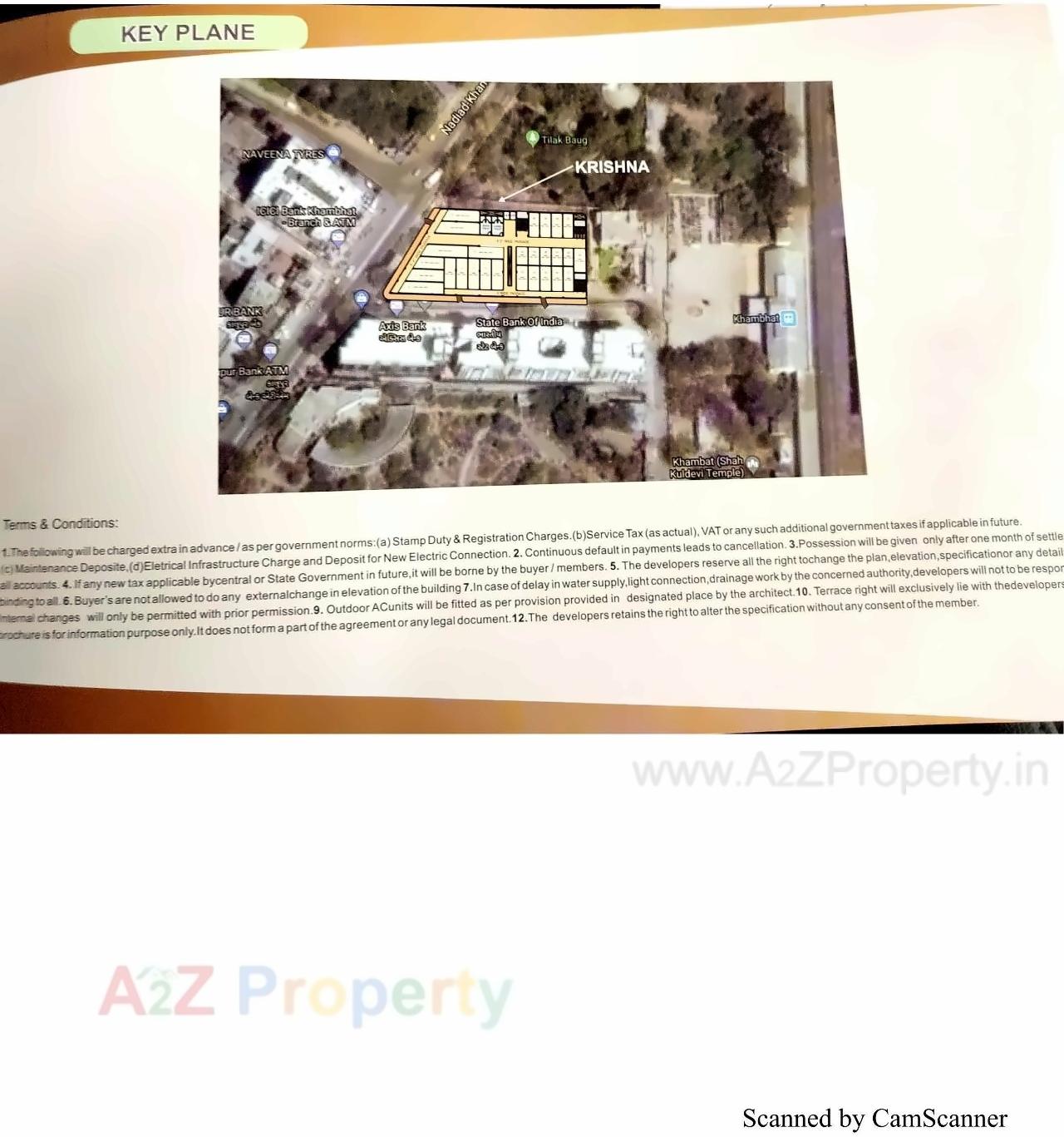  of real estate project Krishna Complex located at Khambhat, Anand, Gujarat