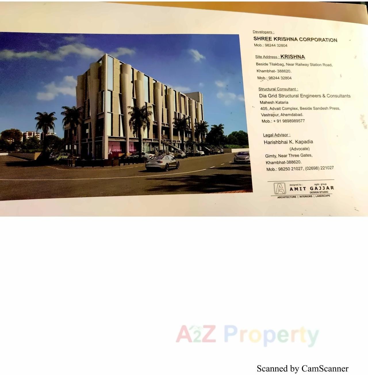  of real estate project Krishna Complex located at Khambhat, Anand, Gujarat