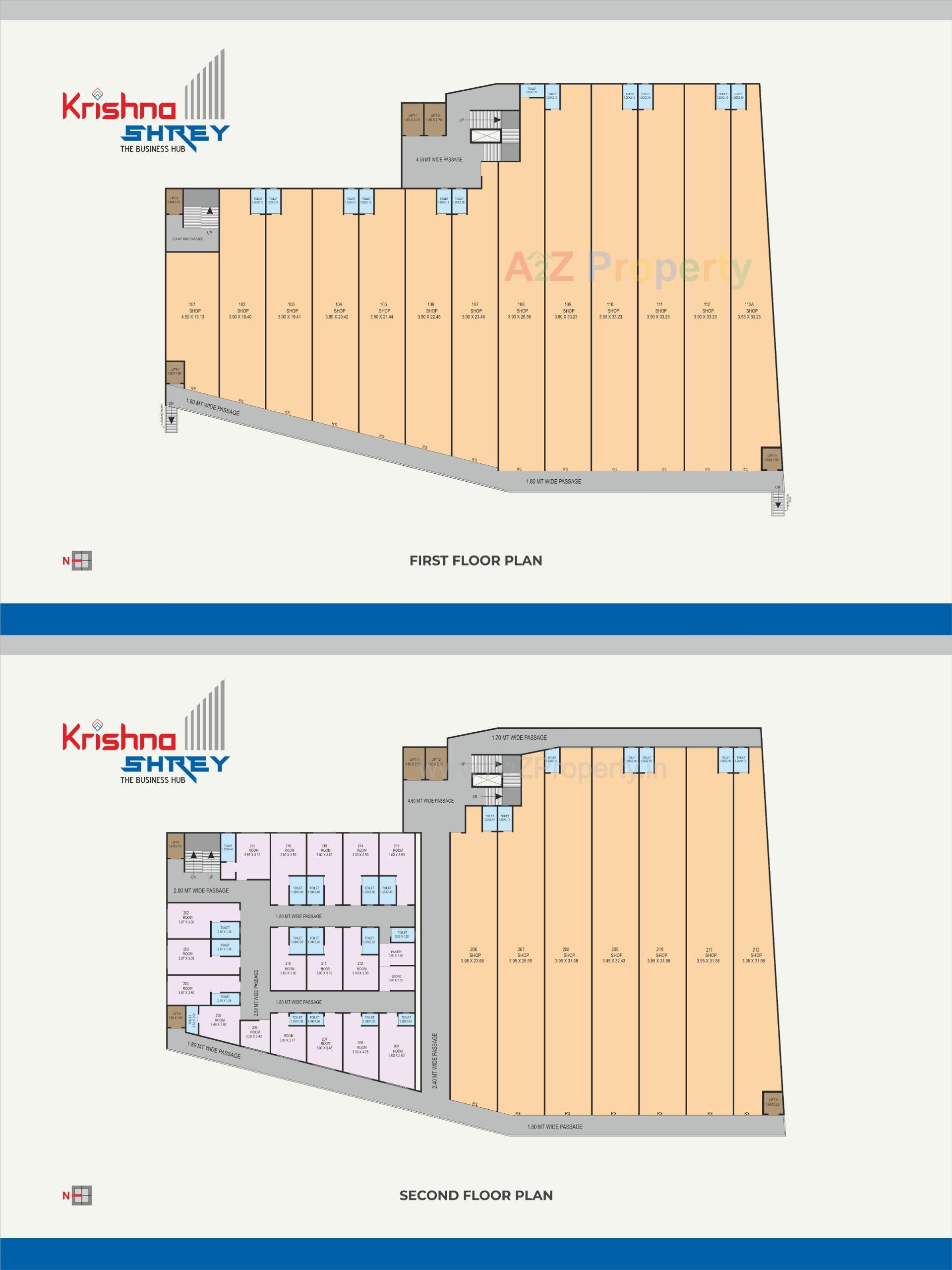 Layout of real estate project Krishna Shrey located at Anand, Anand, Gujarat