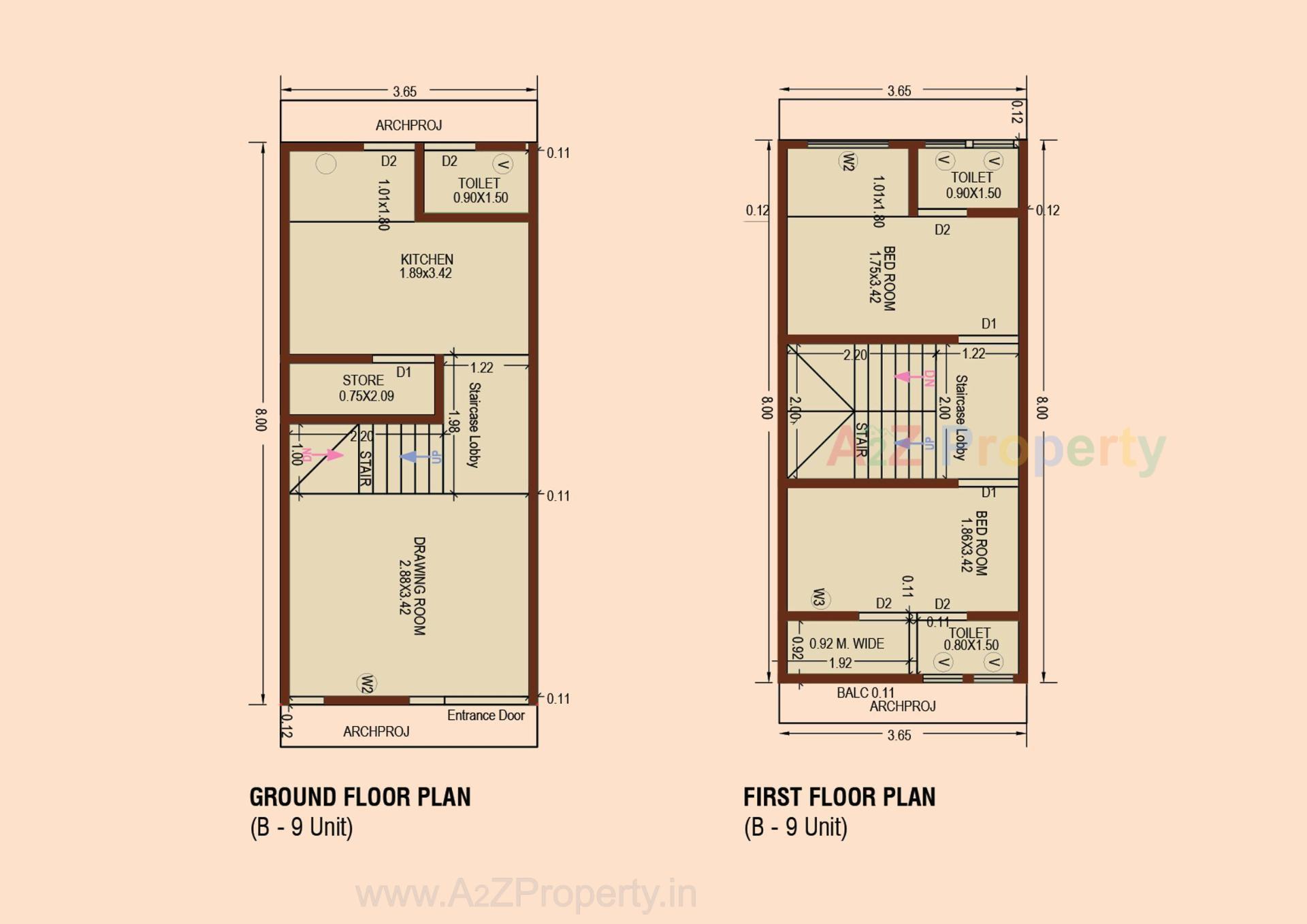 Layout of real estate project Krupalu Town Houses located at Karamsad, Anand, Gujarat