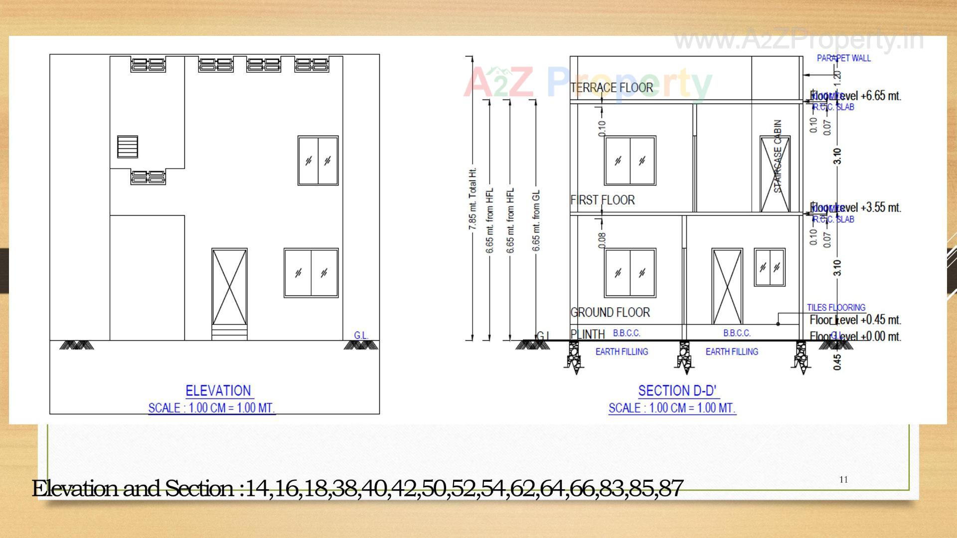 Layout of real estate project Laksh Neelakash located at Karamsad, Anand, Gujarat