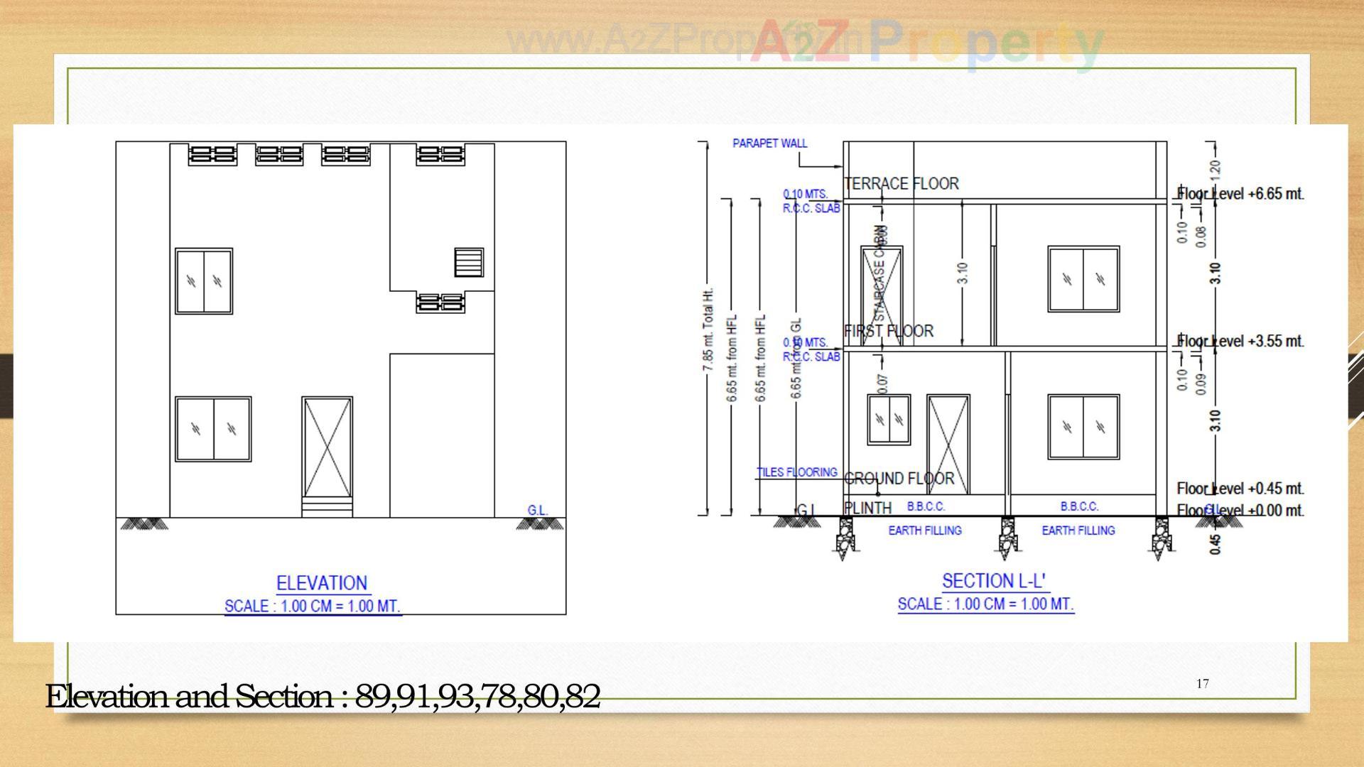 Layout of real estate project Laksh Neelakash located at Karamsad, Anand, Gujarat
