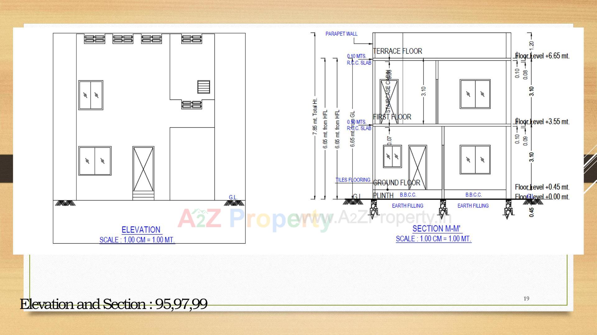 Layout of real estate project Laksh Neelakash located at Karamsad, Anand, Gujarat