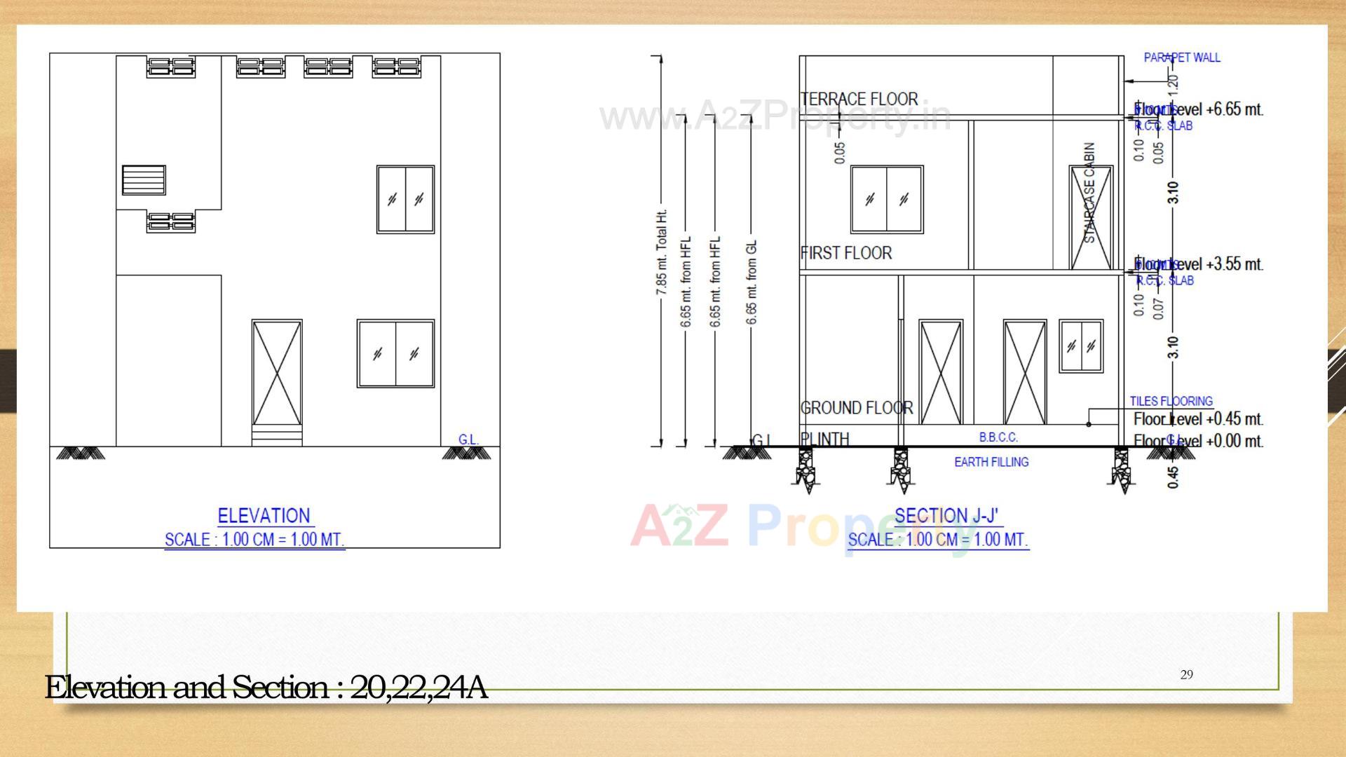 Layout of real estate project Laksh Neelakash located at Karamsad, Anand, Gujarat
