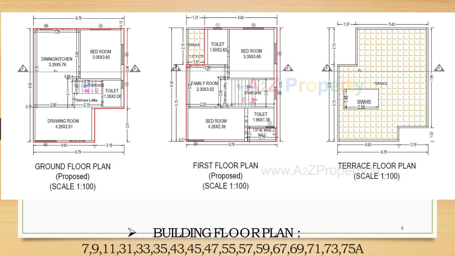 Layout of real estate project Laksh Neelakash located at Karamsad, Anand, Gujarat