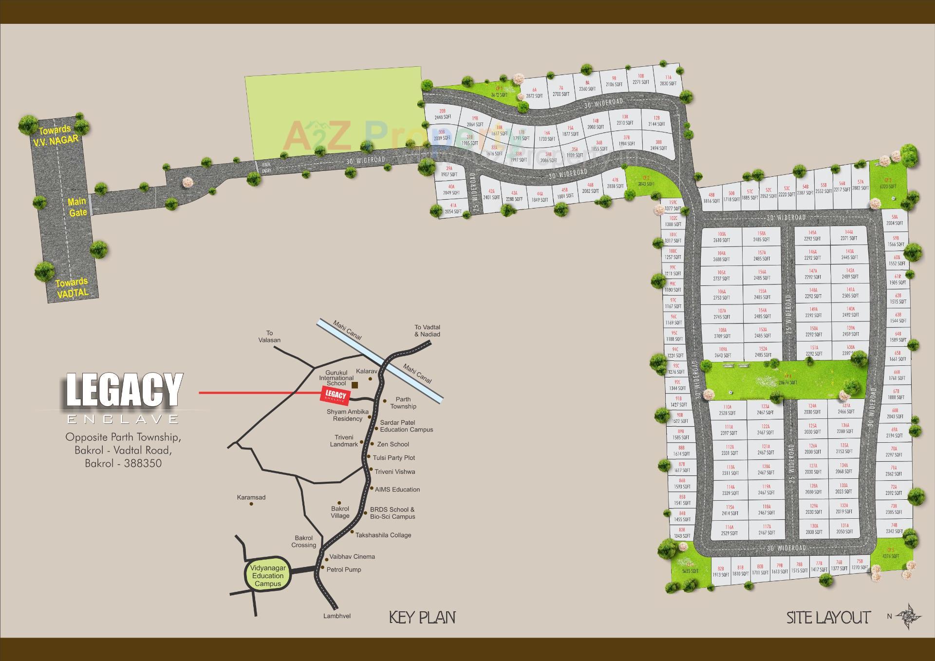  of real estate project Legacy Enclave located at Bakrol, Anand, Gujarat