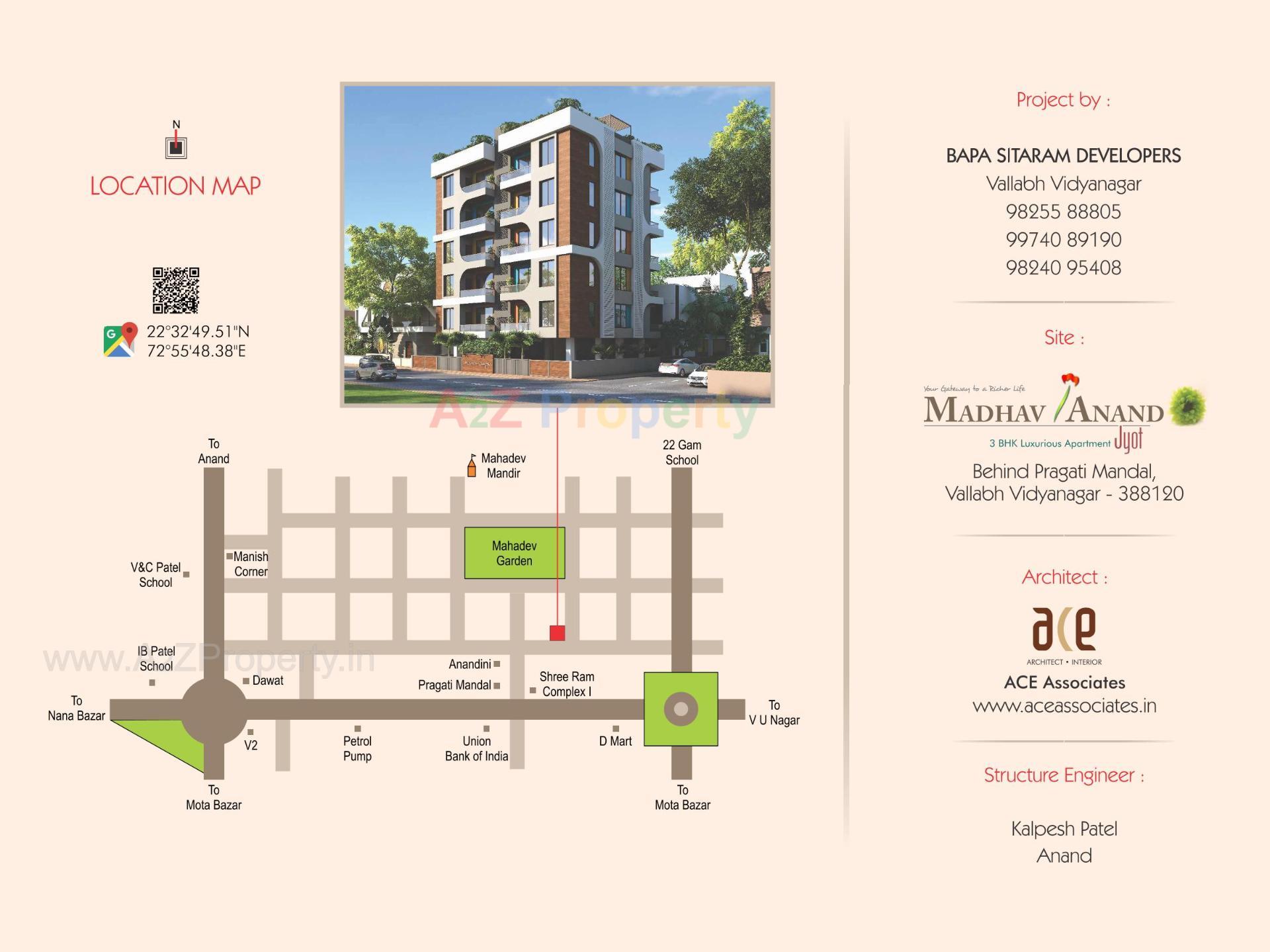  of real estate project Madhav Anand Jyot located at Vallabh-vidyanagar, Anand, Gujarat