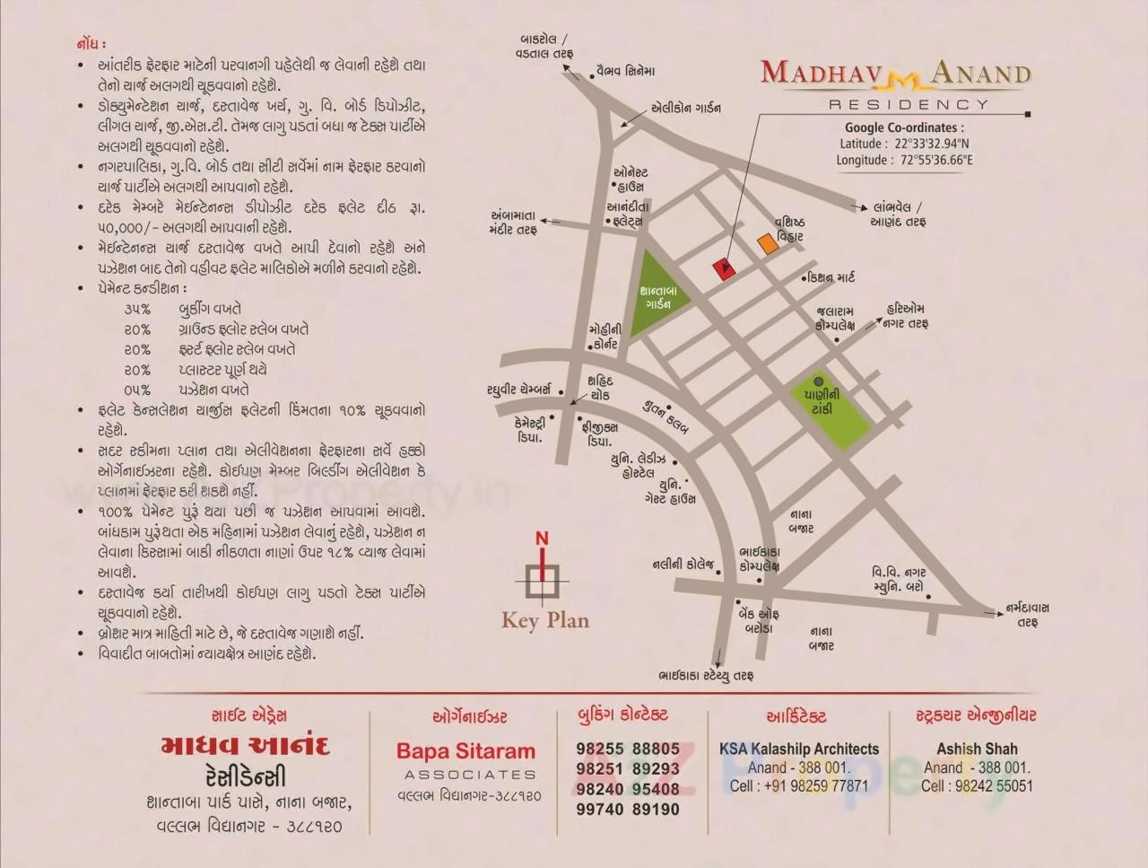  of real estate project Madhav Anand Residency located at Vallabh-vidhyanagar, Anand, Gujarat