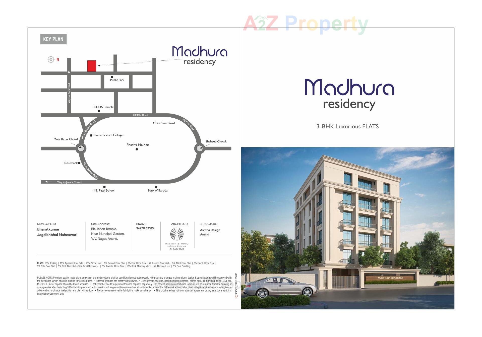  of real estate project Madhura Residency located at Vallabh-vidhyanagar, Anand, Gujarat