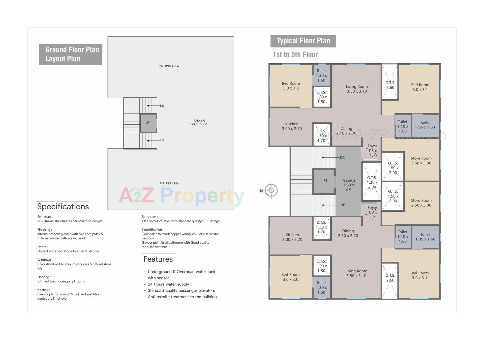 Layout of real estate project Madhura Residency located at Vallabh-vidhyanagar, Anand, Gujarat