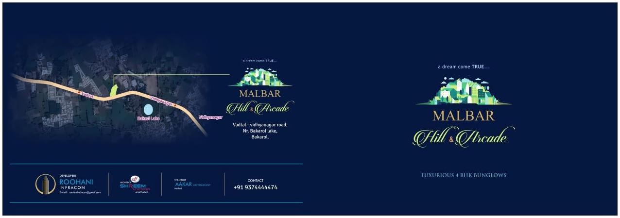  of real estate project Malbar Hill   Arcade located at Bakrol, Anand, Gujarat