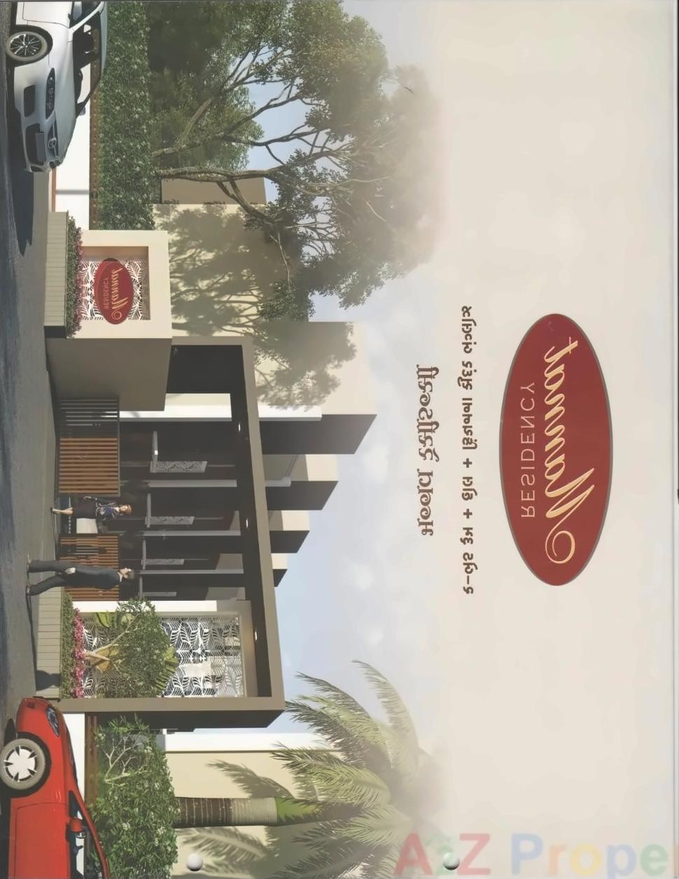 3D Elevation of real estate project Mannat Residency located at Anand, Anand, Gujarat