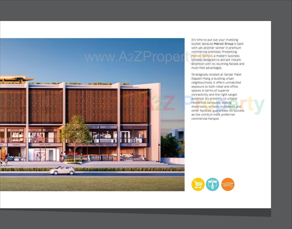 3D Elevation of real estate project Maruti Samvid located at Anand, Anand, Gujarat